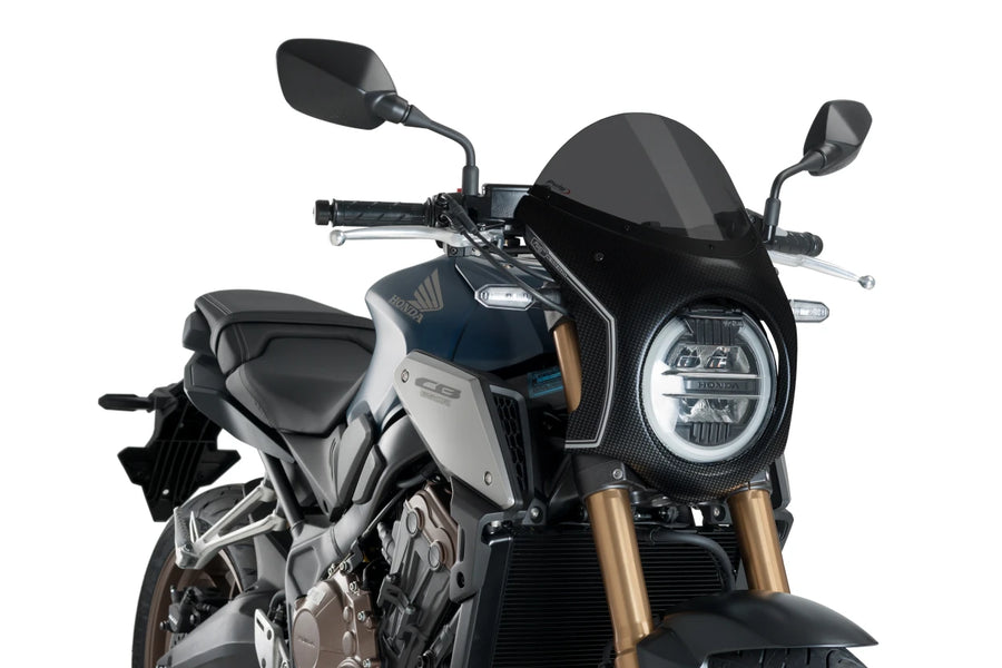 HONDA CB 650 R NEO SPORTS CAFE [2023] – Retro windshield – heavily tinted