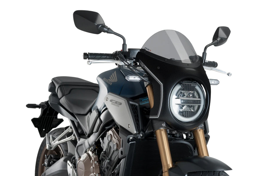 HONDA CB 650 R NEO SPORTS CAFE [2023] – Retro windshield – heavily tinted