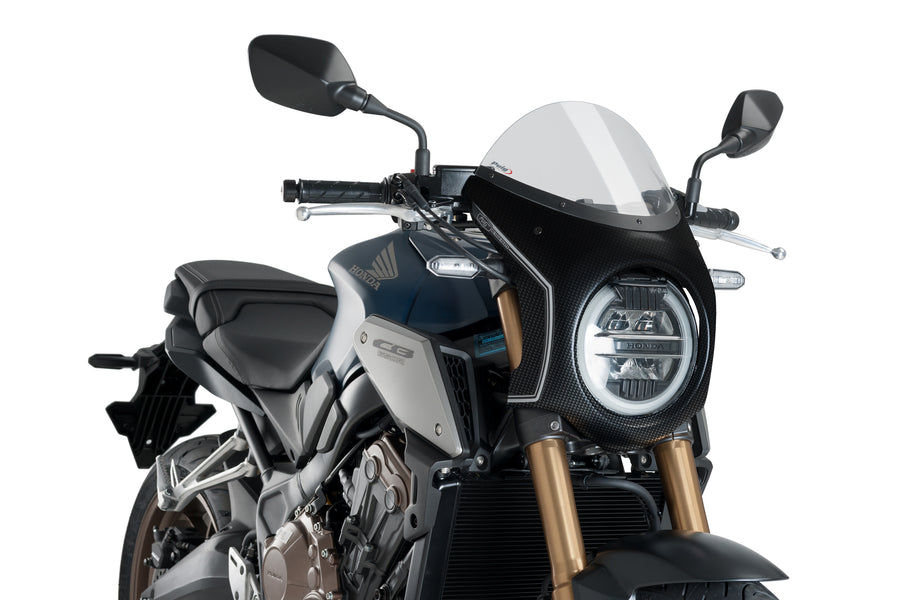 HONDA CB 650 R NEO SPORTS CAFE [2023] – Retro fairing screen – Transparent