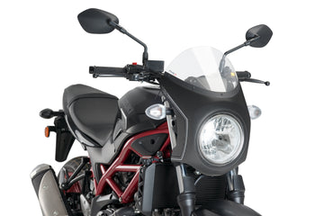 SUZUKI SV 650 [2025] – Retro fairing screen – Transparent - 0