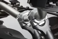 [SW-MOTECH] - Handlebar riser for Ø 22 mm, hole spacing 32-38 mm, silver - picture 4