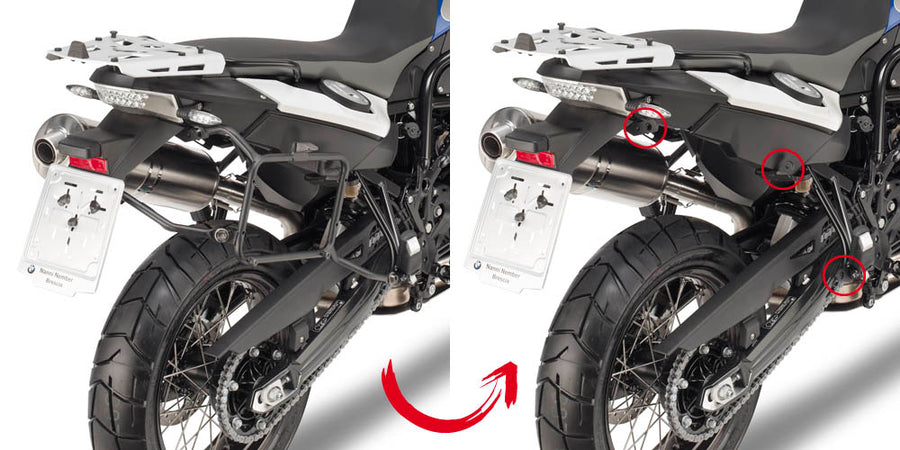 BMW F 650 GS [2008-2017] - Quick-change side case holder