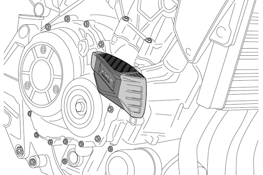 KAWASAKI Z 900 [2017-2022] - Frame protection slider Pro 2.0
