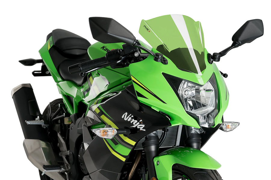 KAWASAKI NINJA 125 [2024] - Z-Racing screen | Green | PUIG 3539V