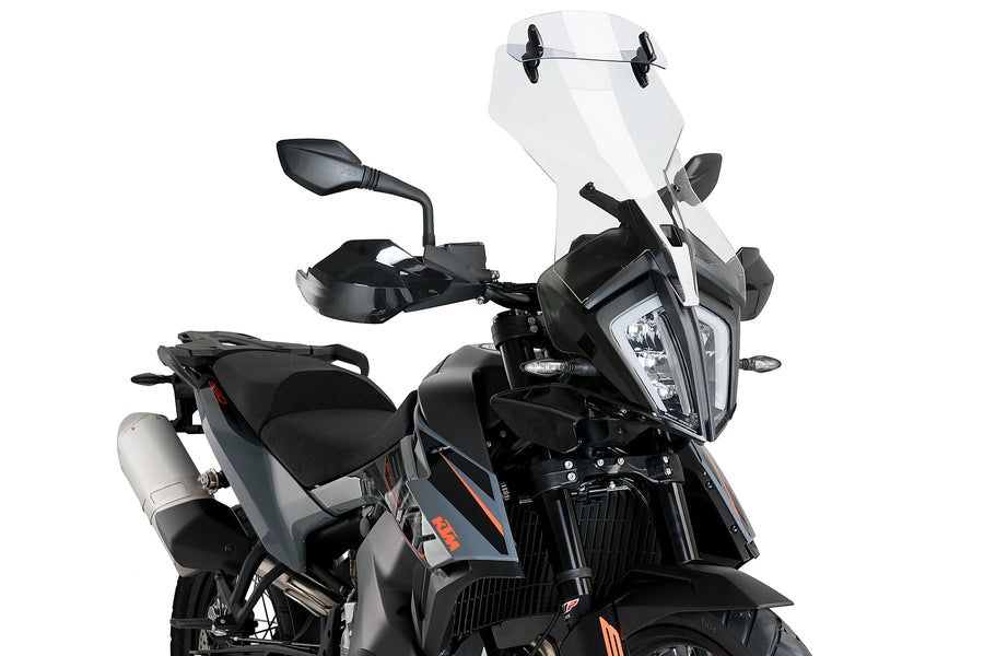 KTM 890 ADVENTURE R RALLY [2024] - touring screen with spoiler screen | Clear | PUIG 3588W