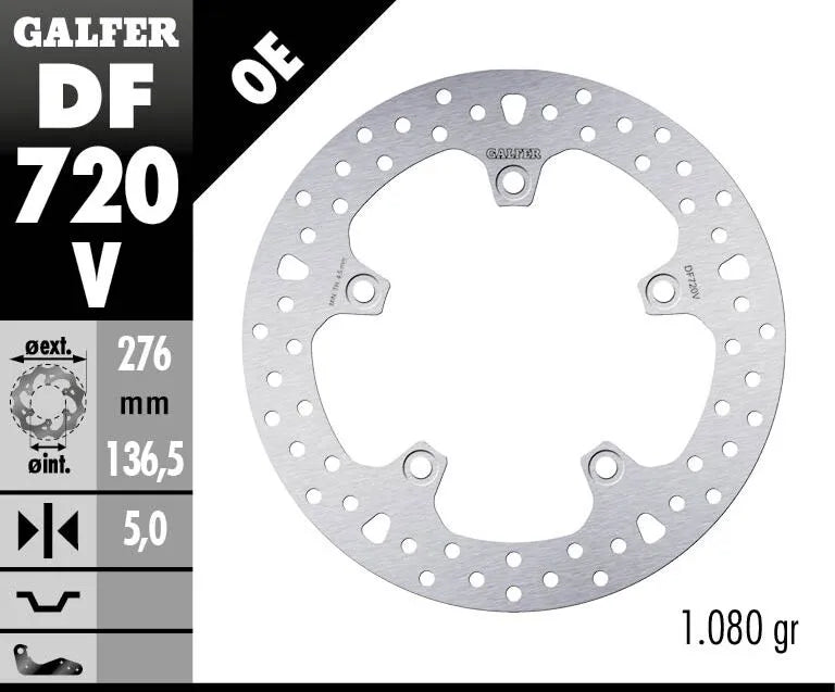 Bmw R 1250 Rt ABS (0 J 61) [2019-2020, 2021-2024] - Bremsscheibe Fest Rund – Bild 2