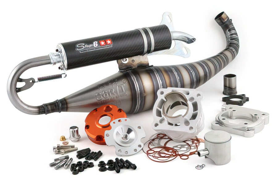 MBK MachG 50 2T LC CAT [2004–] - Motorpack Zylinderkit Auspuff R/T 70ccm