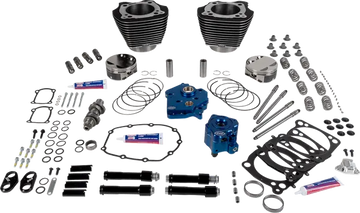 Harley-Davidson Fxlrs 1923 ABS [2026] - 129" Power Package Motorleistungs-Kit – Oberfläche: Schwarz, Hervorgehobene Lamellen – Merkmal: Schwarze Stößelstangenrohre – Bild 2