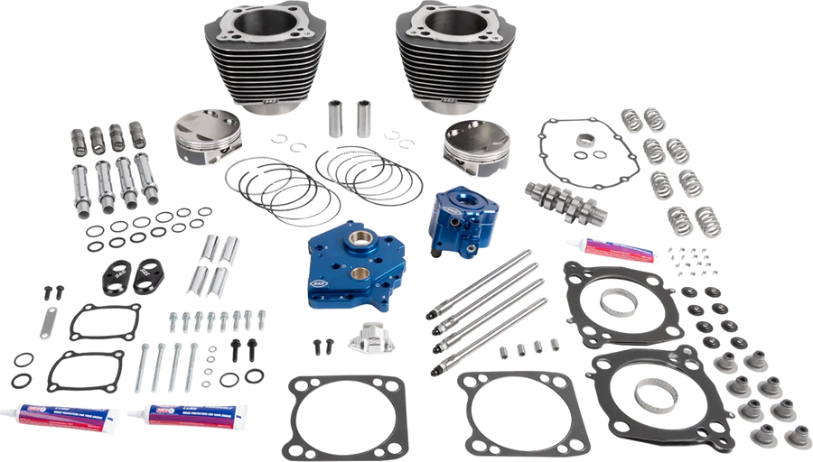 Harley-Davidson FLFBS 1923 Softail Fat Boy 117 [2026] - 132" Power Package Motorleistungs-Kit – Oberfläche: Black Granite – Bild 1
