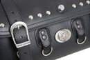 Motorcycle bag [Hepco & Becker] - leather handbag Buffalo Custom - luggage rack