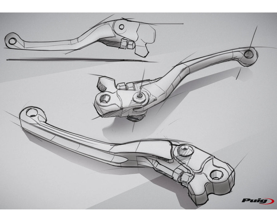 HONDA CRF 450 X [2025] – Off-road levers – black