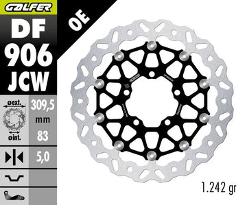Triumph Bonneville 1200 T 120 ABS [2023, 2025, 2025-2026] - BREMSSCHEIBE FLOATECH WAVE – Bild 2