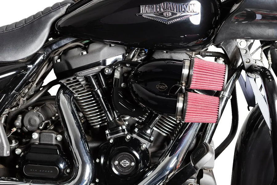 Harley-Davidson FXLRST 1923 Softail Low Rider ST 117 H.O. [2025] - Tuned Induction Luftfilterkit – Oberfläche: Schwarz – Bild 2