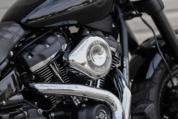 Harley-Davidson XL 1200 C Sportster Custom [2020] - Stealth Luftfilterabdeckung – Oberfläche: Silber – Bild 5