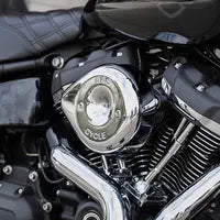 Harley-Davidson XL 1200 C Sportster Custom [2020] - Stealth Luftfilterabdeckung – Oberfläche: Silber – Bild 9