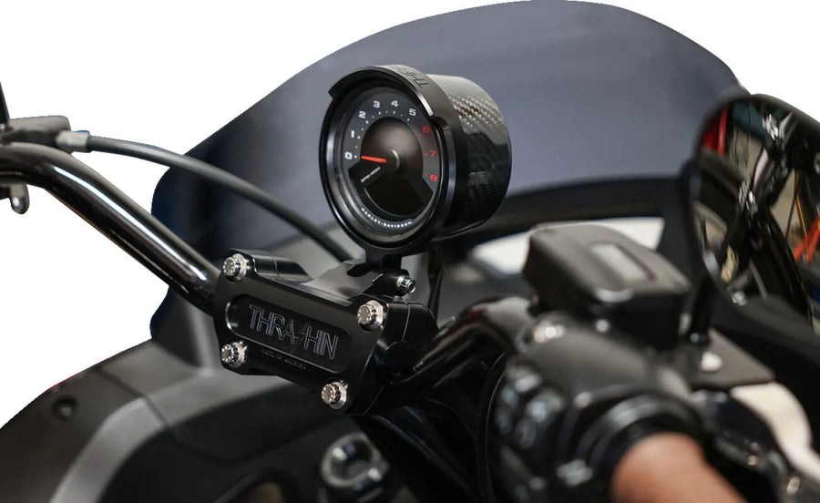 harley davidson fxlrs [THRASHIN SUPPLY CO.] - Softail Gauge Offset Kit