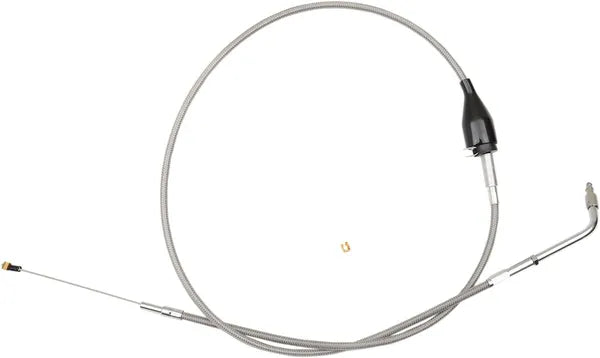 Harley-davidson Road Glide ST [LA CHOPPERS] - Stainless Steel Covered Throttle Cable Idle Cable for Handlebars