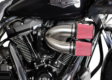 Harley-Davidson FLFBS 1923 Softail Fat Boy 117 [2025] - Tuned Induction Luftfilterkit – Oberfläche: Silber – Bild 2