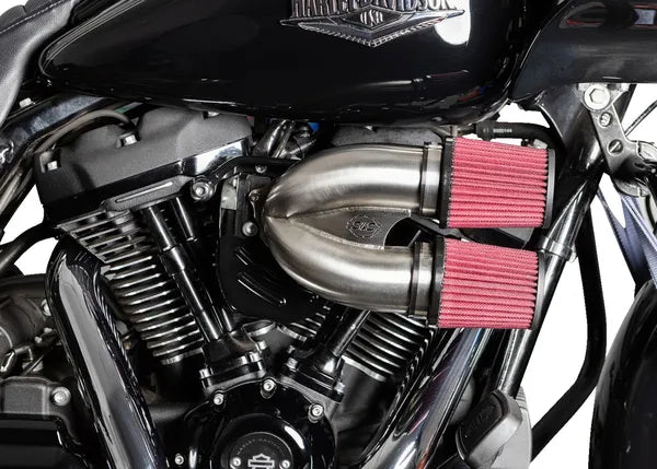 Harley-Davidson FXLRST 1923 Softail Low Rider ST 117 H.O. [2025] - Tuned Induction Luftfilterkit – Oberfläche: Silber – Bild 7