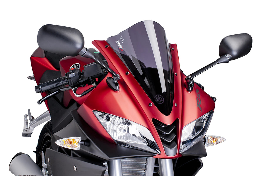 YAMAHA YZF-R 125 [2018] - PUIG racing screen | Heavily toned | PUIG 4637F