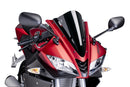 YAMAHA YZF-R 125 [2018] - PUIG racing screen | Black | PUIG 4637N