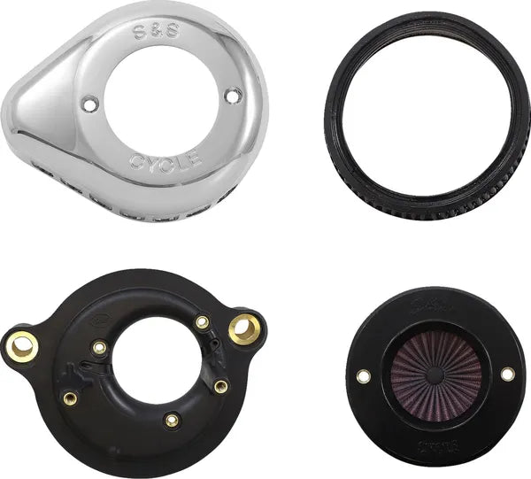 Harley-Davidson FLHFB 1868 Electra Glide Highway King 114 [2023] - Air Stinger Stealth Luftfiltersatz – Oberfläche: Verchromt – Bild 8