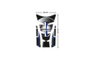 YAMAHA YZF 1000 R THUNDERACE [2002] – Wings tank protector – silver-10