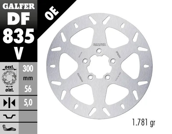 Harley-Davidson Xl 883 R Roadster [2015] - Bremsscheibe Fest Rund – Bild 4