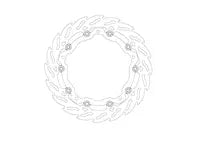 Triumph Scrambler 400 X [2024-2026] - FLAME Schwimmende Alu-Bremsscheibe – Ausführung: Black Aluminum Carrier – Bild 9