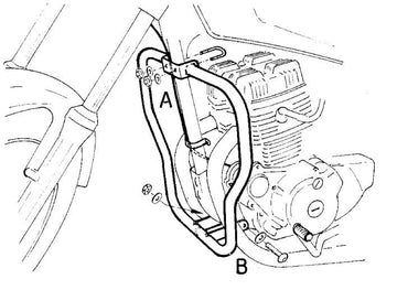 Honda CB Two-Fifty [1996-1999] - Engine guard chrome