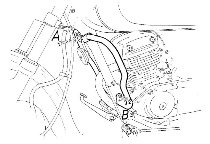 Suzuki GZ 125 Marauder [1998-2004] - Engine guard chrome