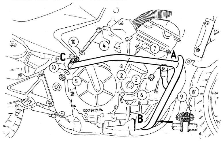 Honda CBF 600 [2004-2007] - Engine guard black