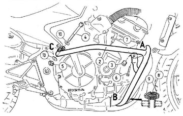 Honda CBF 600 [2004-2007] - Engine guard black