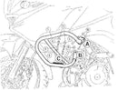Kawasaki KLV 1000 [2004-2005] - motor protection bar-1