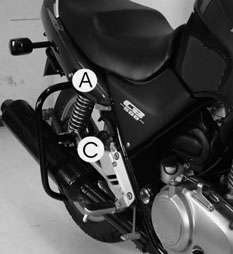 Honda CB 500 [1993-1997] - rear guard black