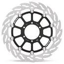 Bmw M 1000 R ABS [2025, 2025-2026] - FLAME floating aluminum brake disc - surface: black, stainless steel - item no. 113210 – Image 1