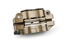 MBK Nitro 50 2T LC [2000–] - 4-Kolben-Bremssattel mit Adapter eloxiert