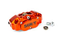 MBK Nitro 50 2T LC [2000–] - 4-Kolben Bremssattel mit Adapter Orange