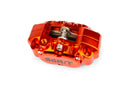 MBK Nitro 50 2T LC [2000–] - 4-Kolben Bremssattel mit Adapter Orange