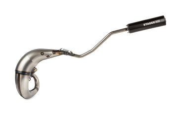 Beta RR SM 50 2T - Auspuff Streetrace High Mount links schwarz