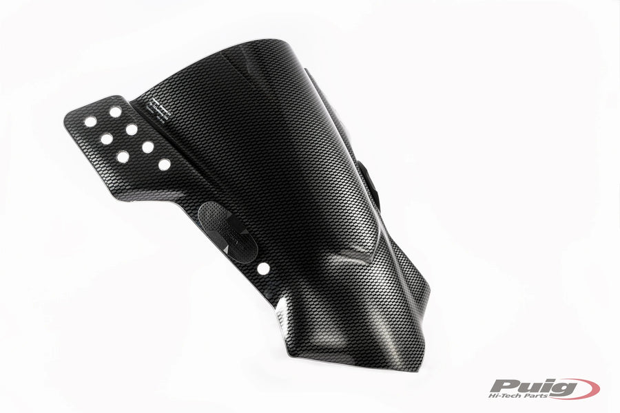 ZERO SR [2025] - PUIG Rafale Windshield | Carbon look | PUIG 5881C