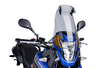 YAMAHA XT660Z TENERE 2008-2017 - touring screen with visor | Tinted | PUIG 5912H