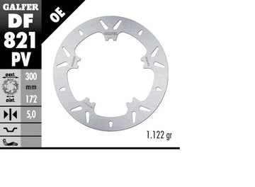 Harley-Davidson Vrscf 1250 V Rod Muscle [2013, 2009, 2015-2017] - Brake disc fixed round - picture 2