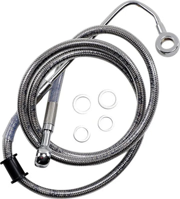 harley davidson flstc [DRAG SPECIALTIES] - Extended stainless steel brake line - 0