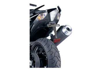YAMAHA TMAX 2012-2016 - License Plate Holder | Black | PUIG 6092N