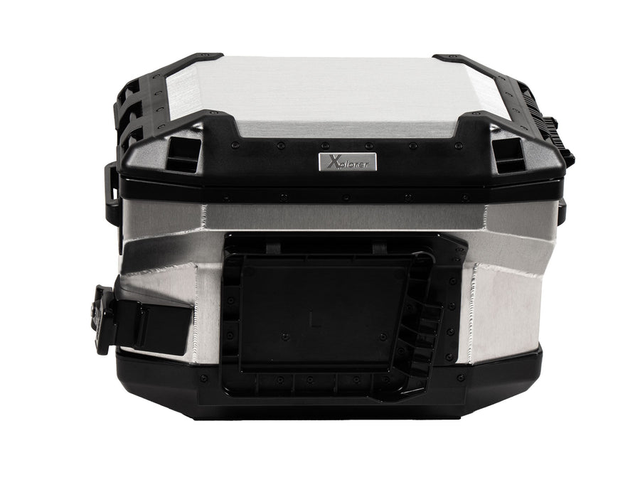 BMW R 1200 GS [2004-2013] - Xplorer 37 left silver cutout case