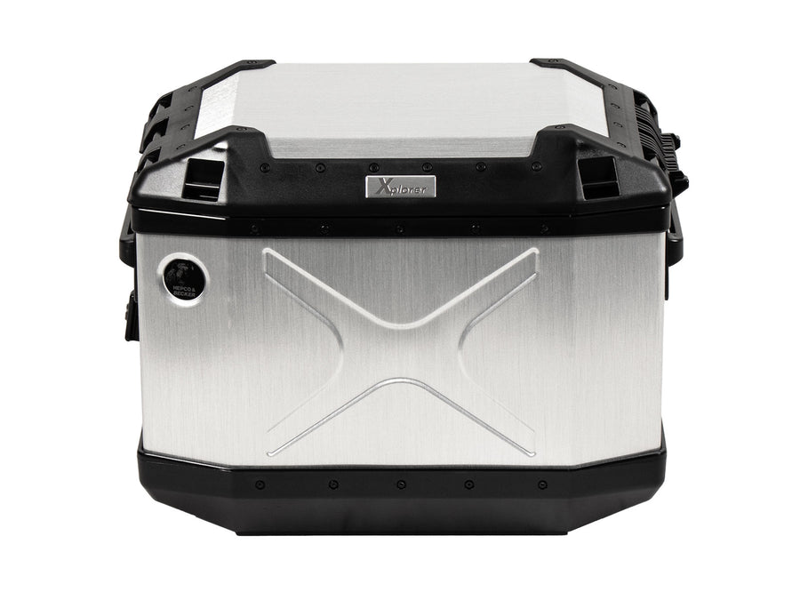 BMW R 1200 GS [2004-2013] - Xplorer 40 right silver cutout case