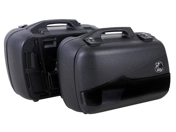 Side cases [Hepco & Becker] - case set Junior Flash black Enduro 30L/40R – universal