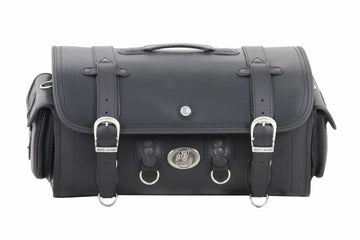 Motorcycle bag [Hepco & Becker] - leather handbag Buffalo - luggage rack