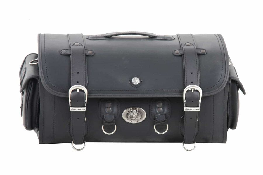Motorcycle bag [Hepco & Becker] - leather handbag Buffalo - luggage rack